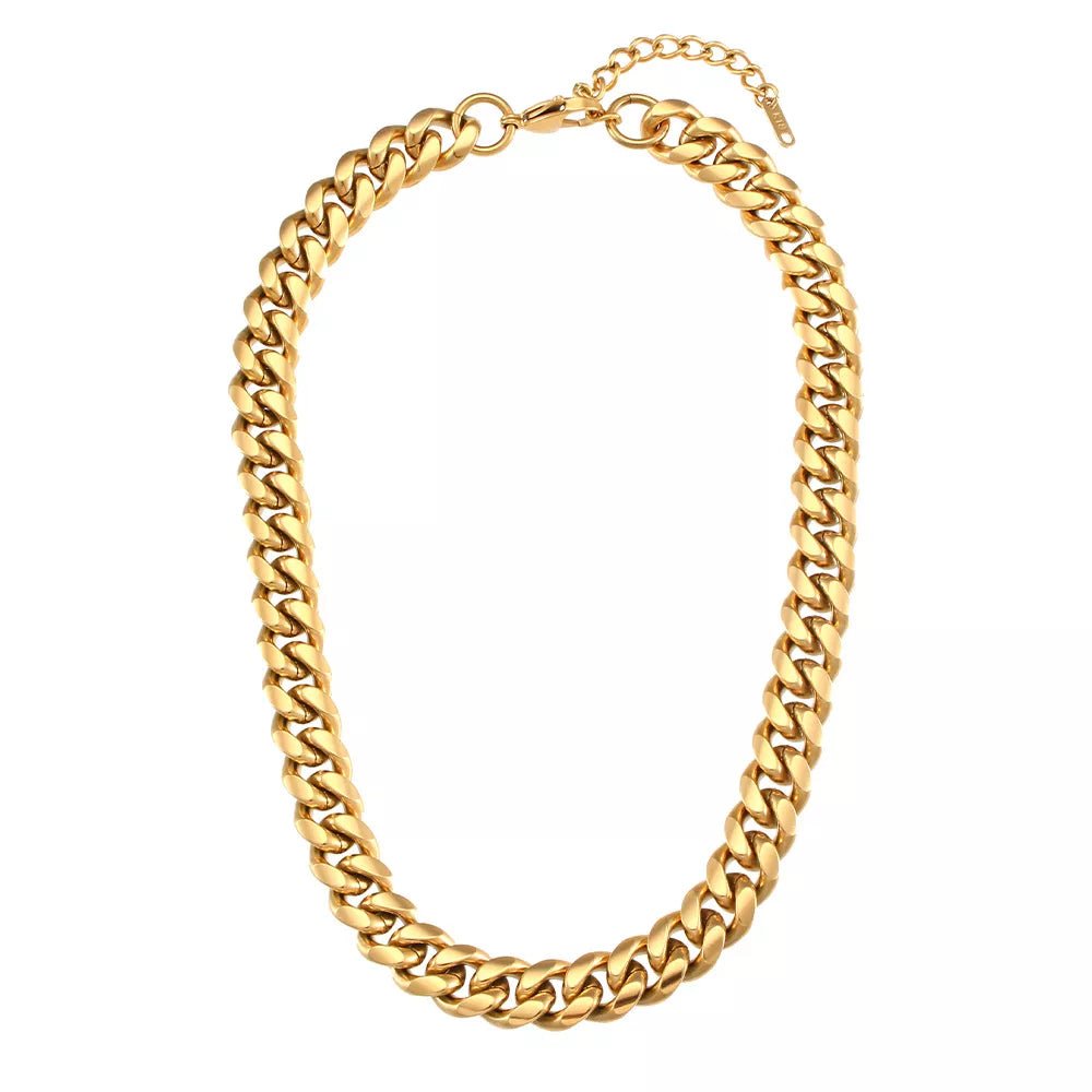 18K Gold-Plated Chain Necklace - TheMomCo.