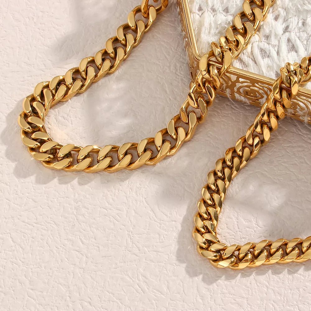 18K Gold-Plated Chain Necklace - TheMomCo.