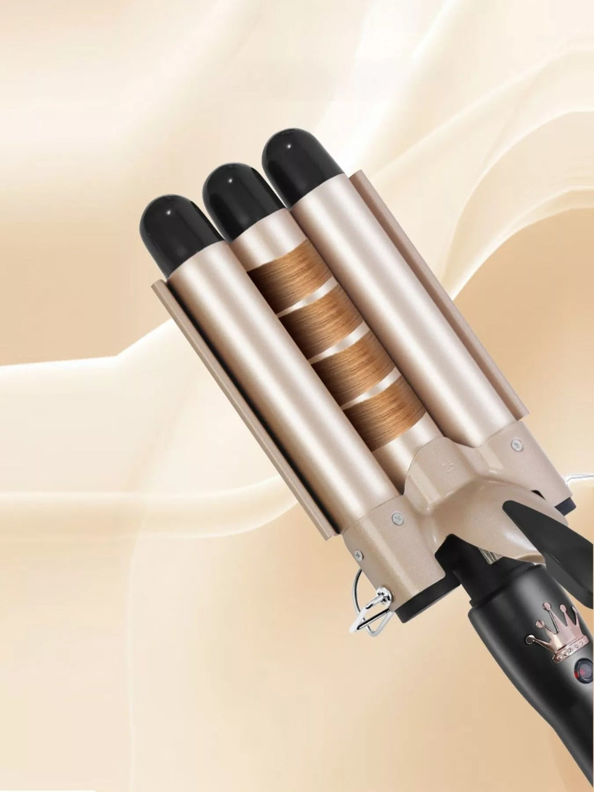 3-Barrel Instant Waver Curling Iron - TheMomCo.