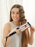 3-Barrel Instant Waver Curling Iron - TheMomCo.