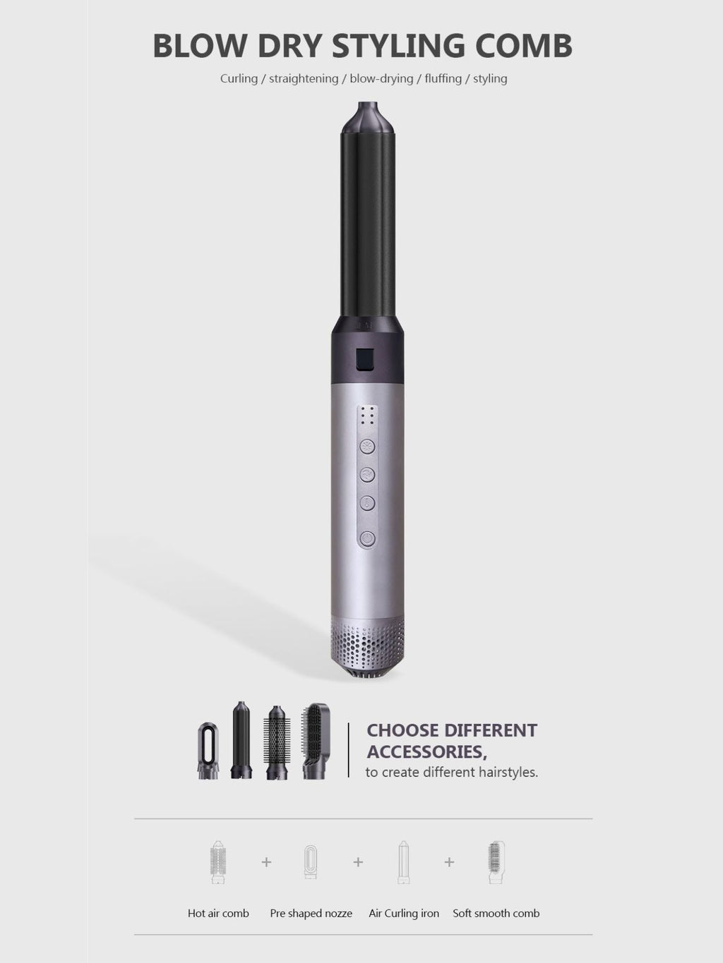 5-in-1 Hot Air Brush - TheMomCo.