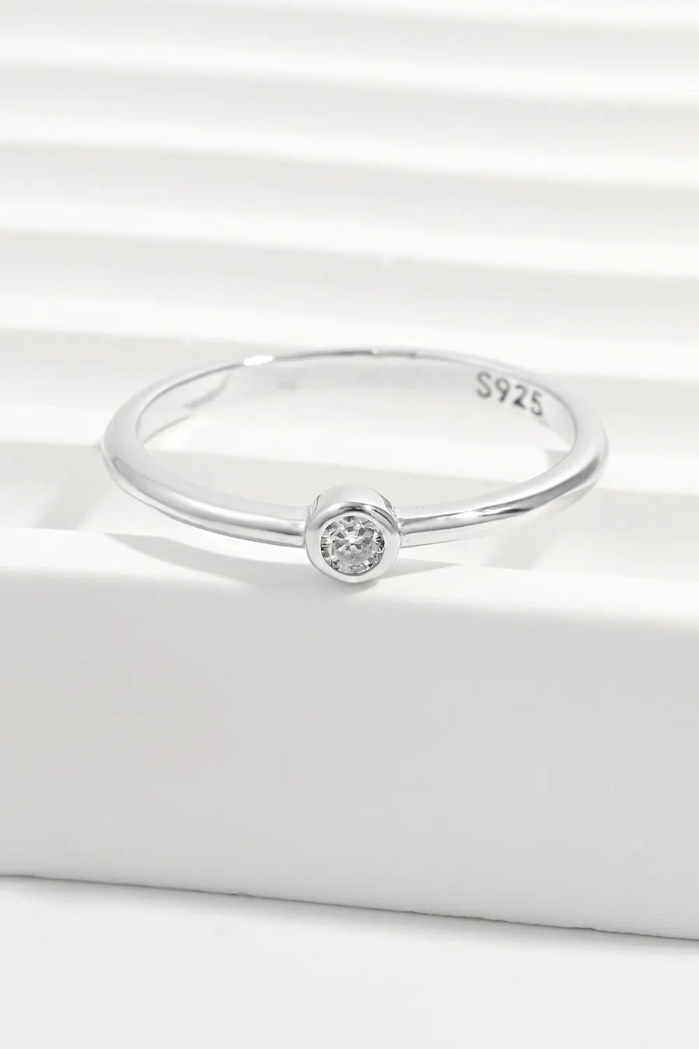925 Sterling Silver Inland Zircon Ring - TheMomCo.