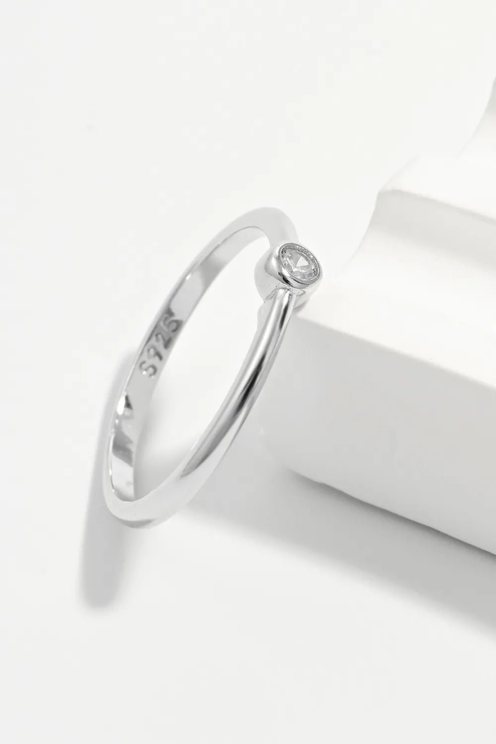 925 Sterling Silver Inland Zircon Ring - TheMomCo.