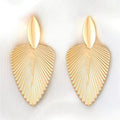 Alloy Textured Earrings - TheMomCo.