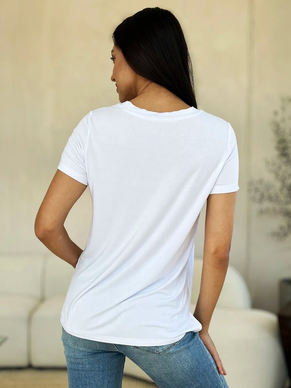 Basic Bae Full Size Round Neck Short Sleeve T-Shirt - TheMomCo.