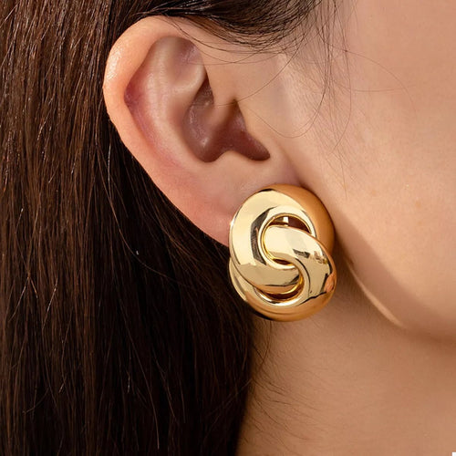 Chunky Knot Stud Earrings - TheMomCo.