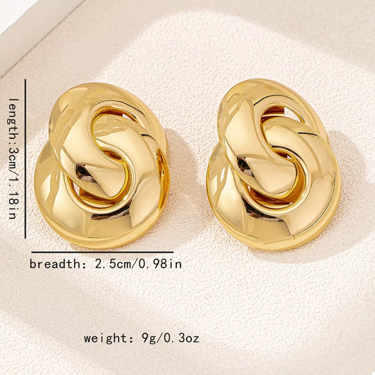 Chunky Knot Stud Earrings - TheMomCo.