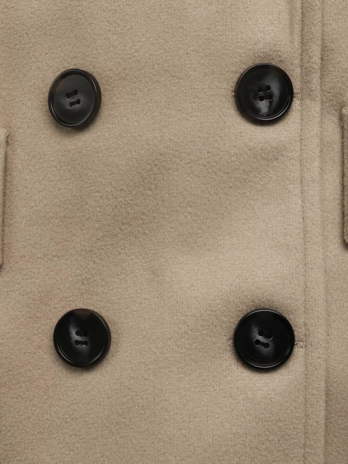 Double-Breasted Lapel Collar Longline Coat - TheMomCo.