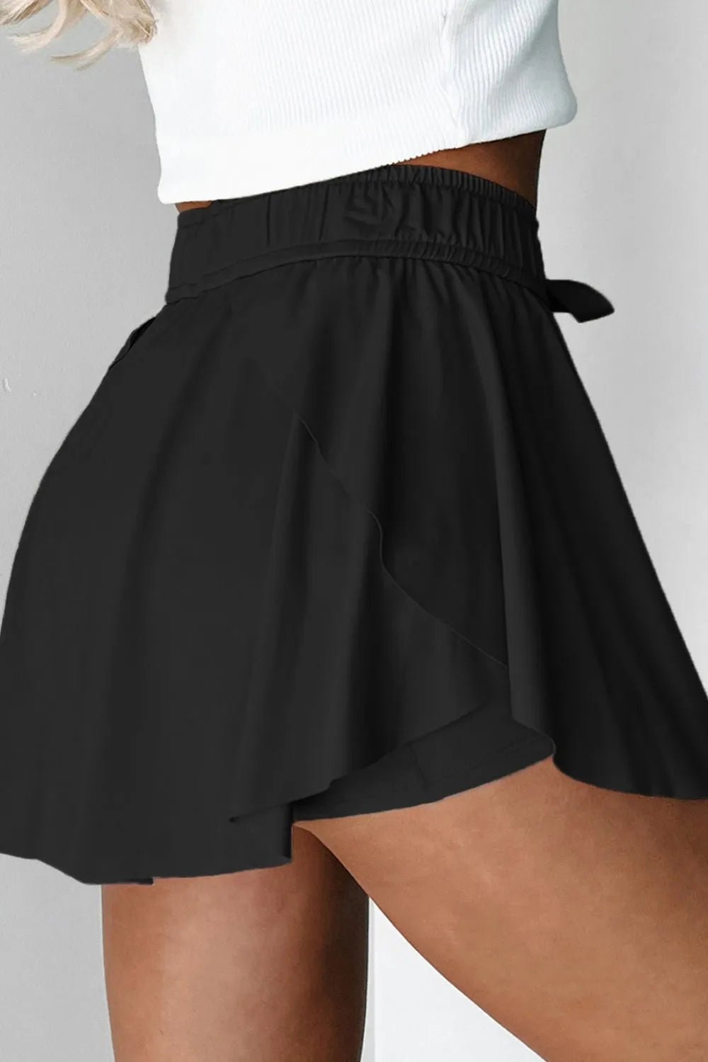 Drawstring Active Skorts - TheMomCo.