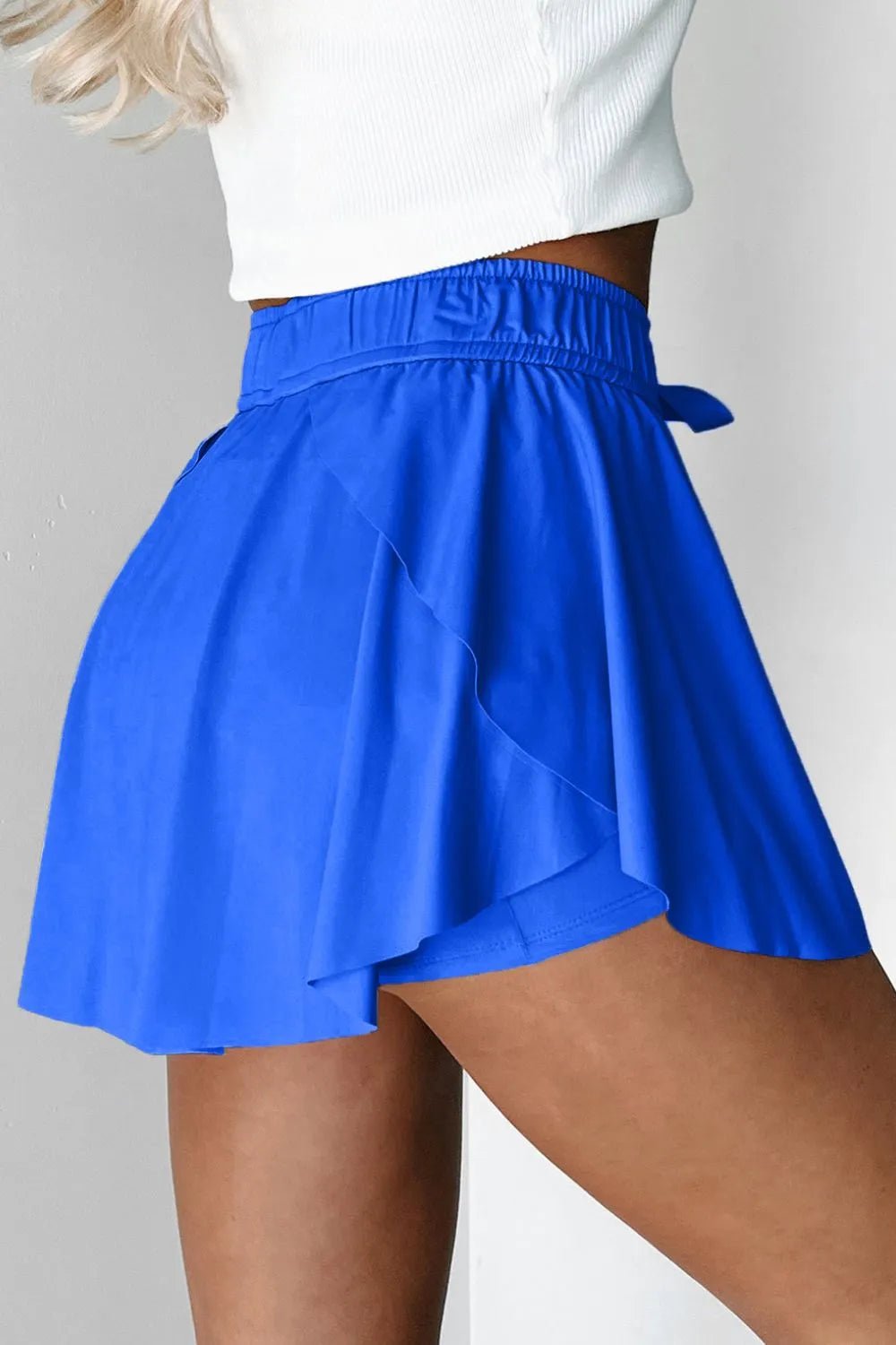 Drawstring Active Skorts - TheMomCo.
