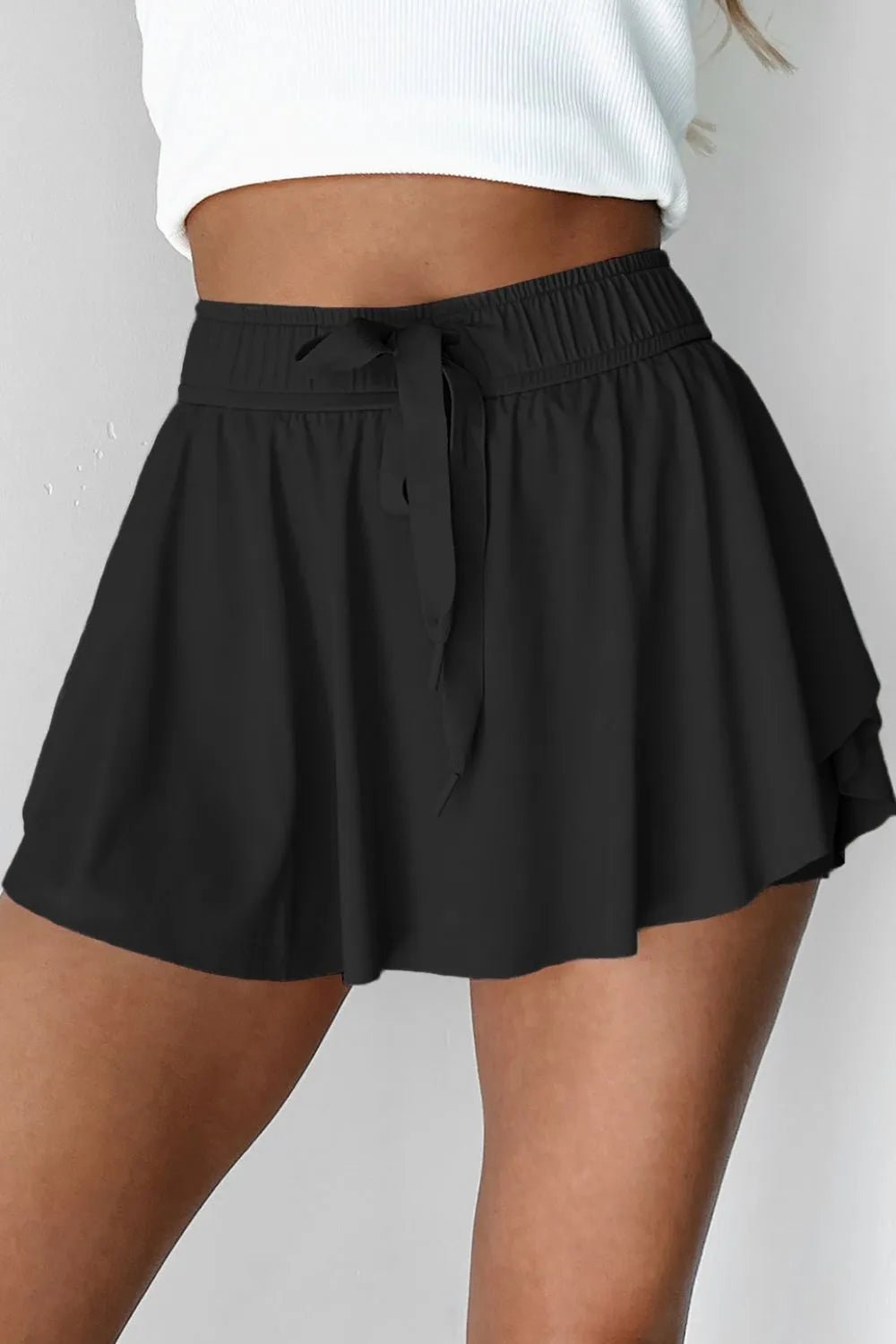 Drawstring Active Skorts - TheMomCo.