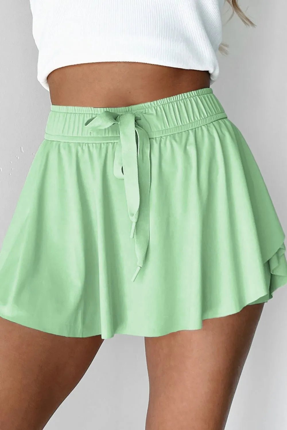 Drawstring Active Skorts - TheMomCo.