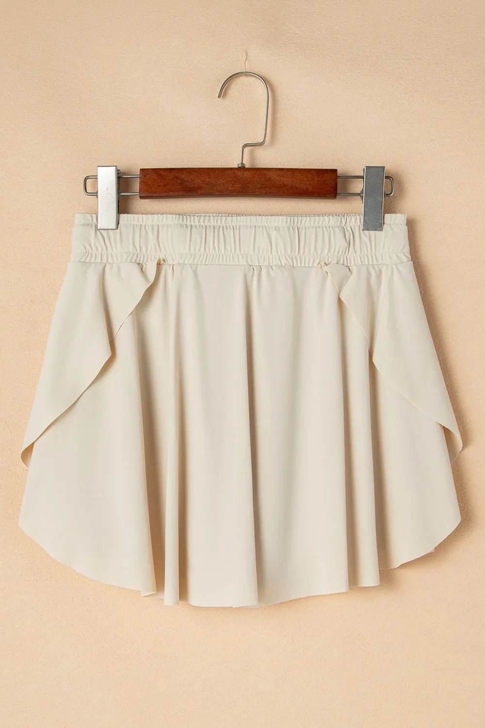 Drawstring High Waist Lined Active Skorts - TheMomCo.