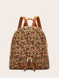 Floral Butterfly Print Backpack Bag - TheMomCo.