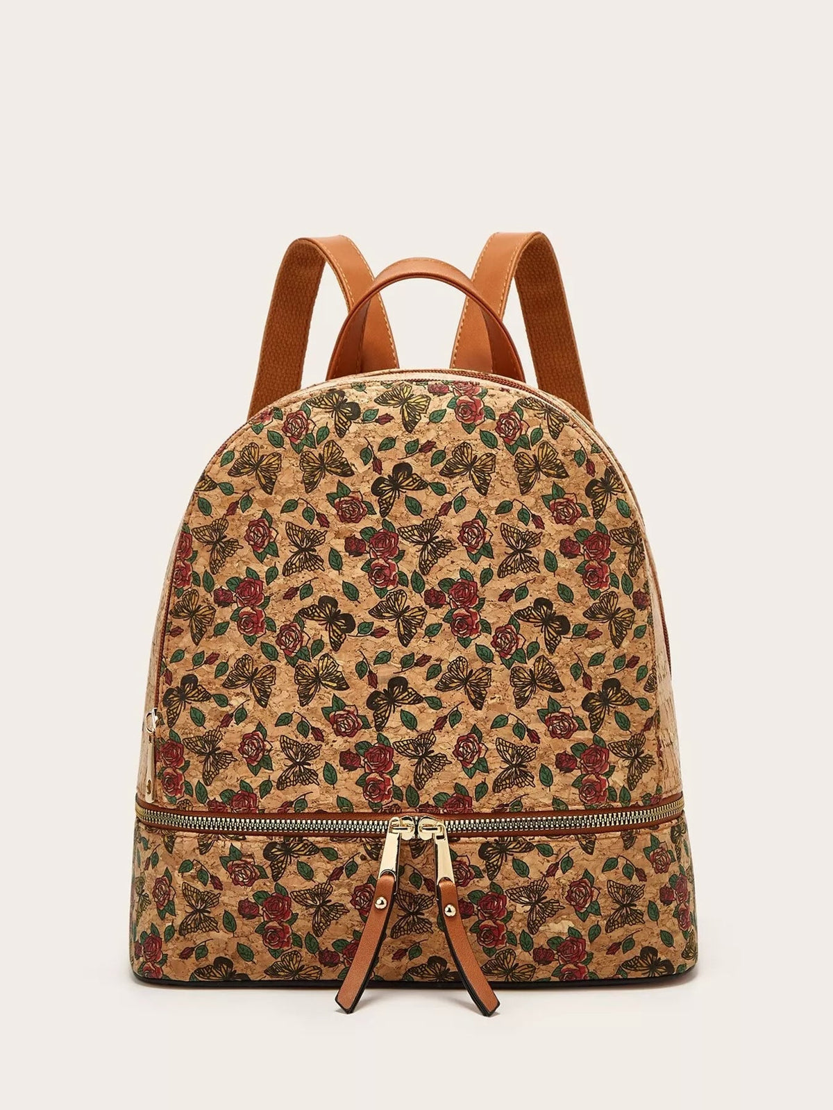 Floral Butterfly Print Backpack Bag - TheMomCo.