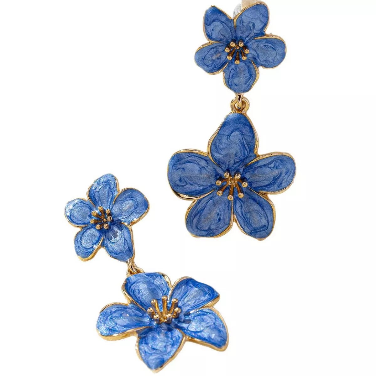 Flower Dangle Earrings - TheMomCo.