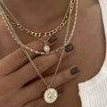 Four Layered Pendant Necklace - TheMomCo.
