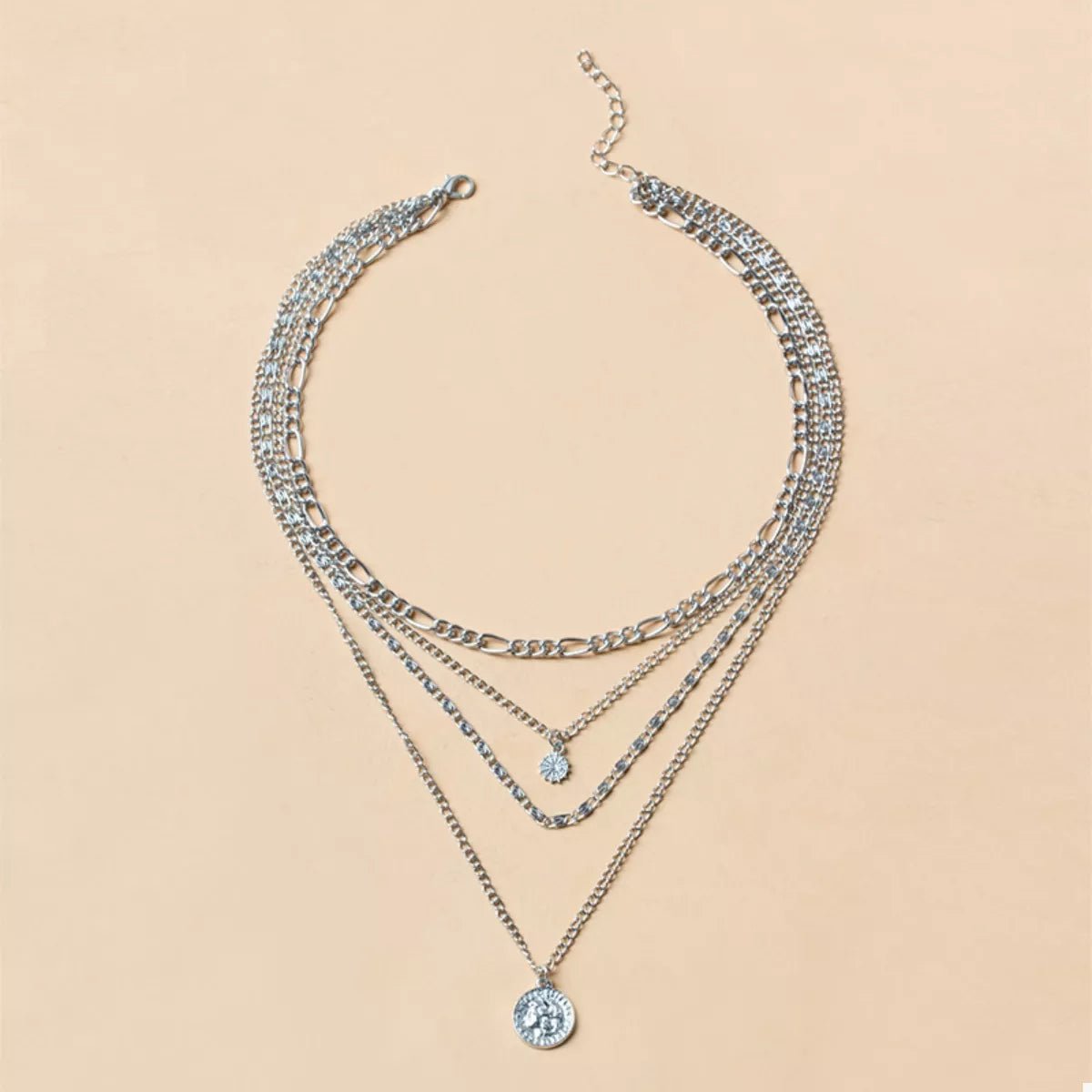 Four Layered Pendant Necklace - TheMomCo.