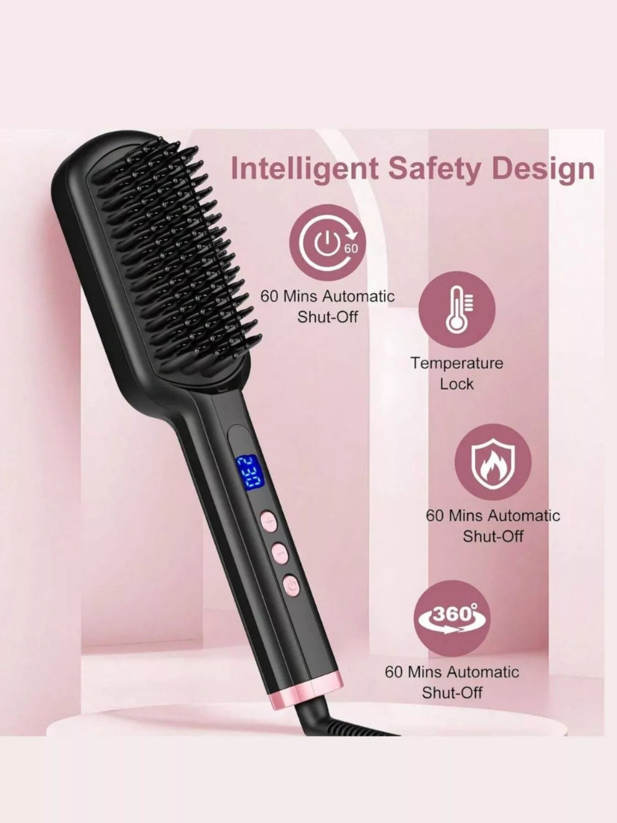 Frizz-Free Hair Straightening Comb - TheMomCo.