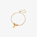 Heart Charm Titanium Steel Bracelet - TheMomCo.