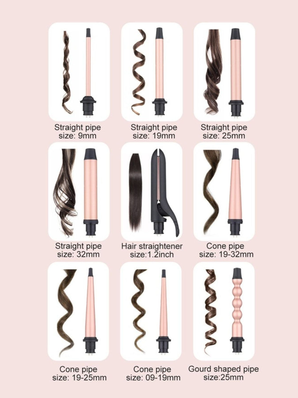 Interchangeable Curling Iron - TheMomCo.