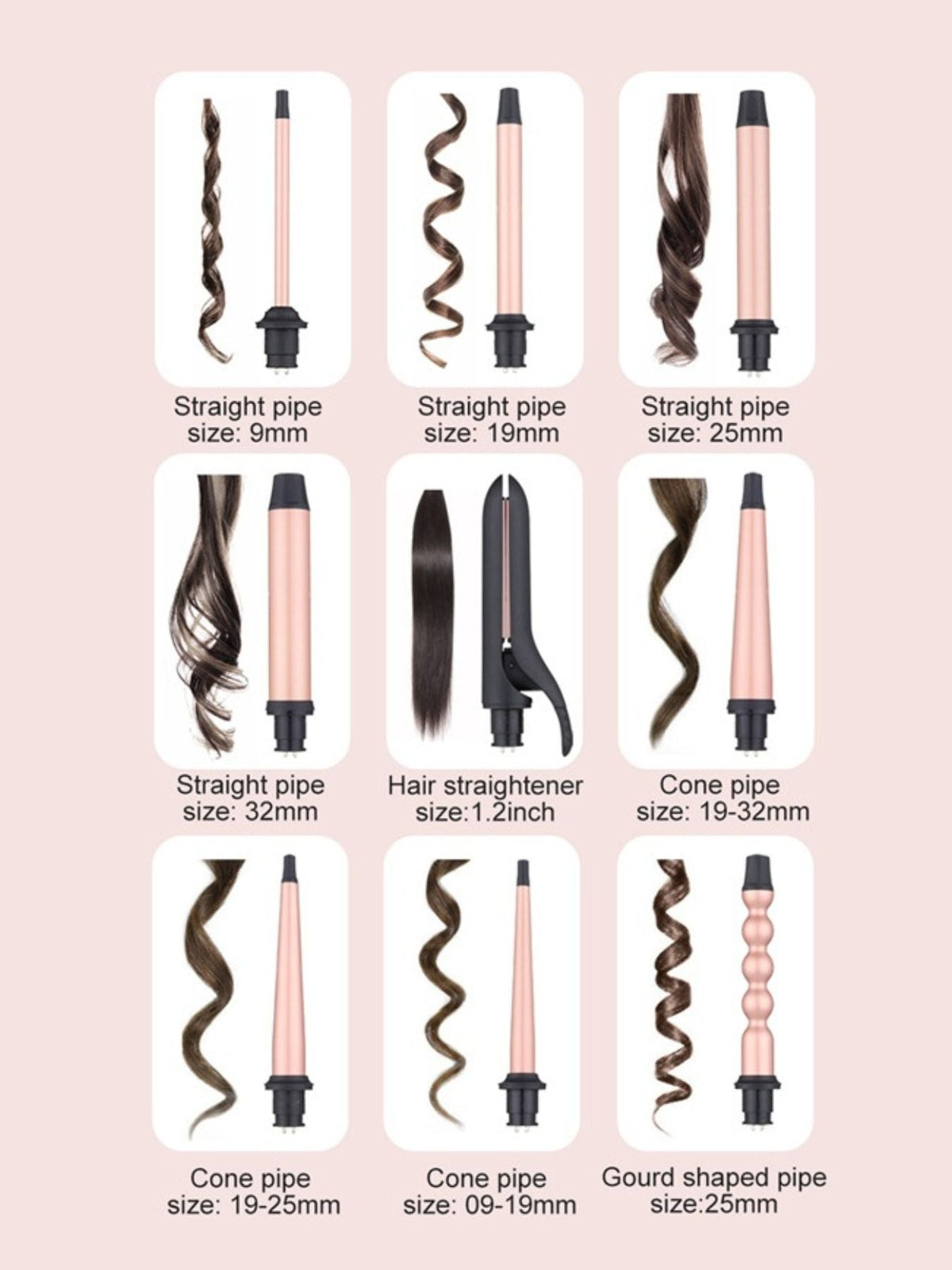 Interchangeable Curling Iron - TheMomCo.