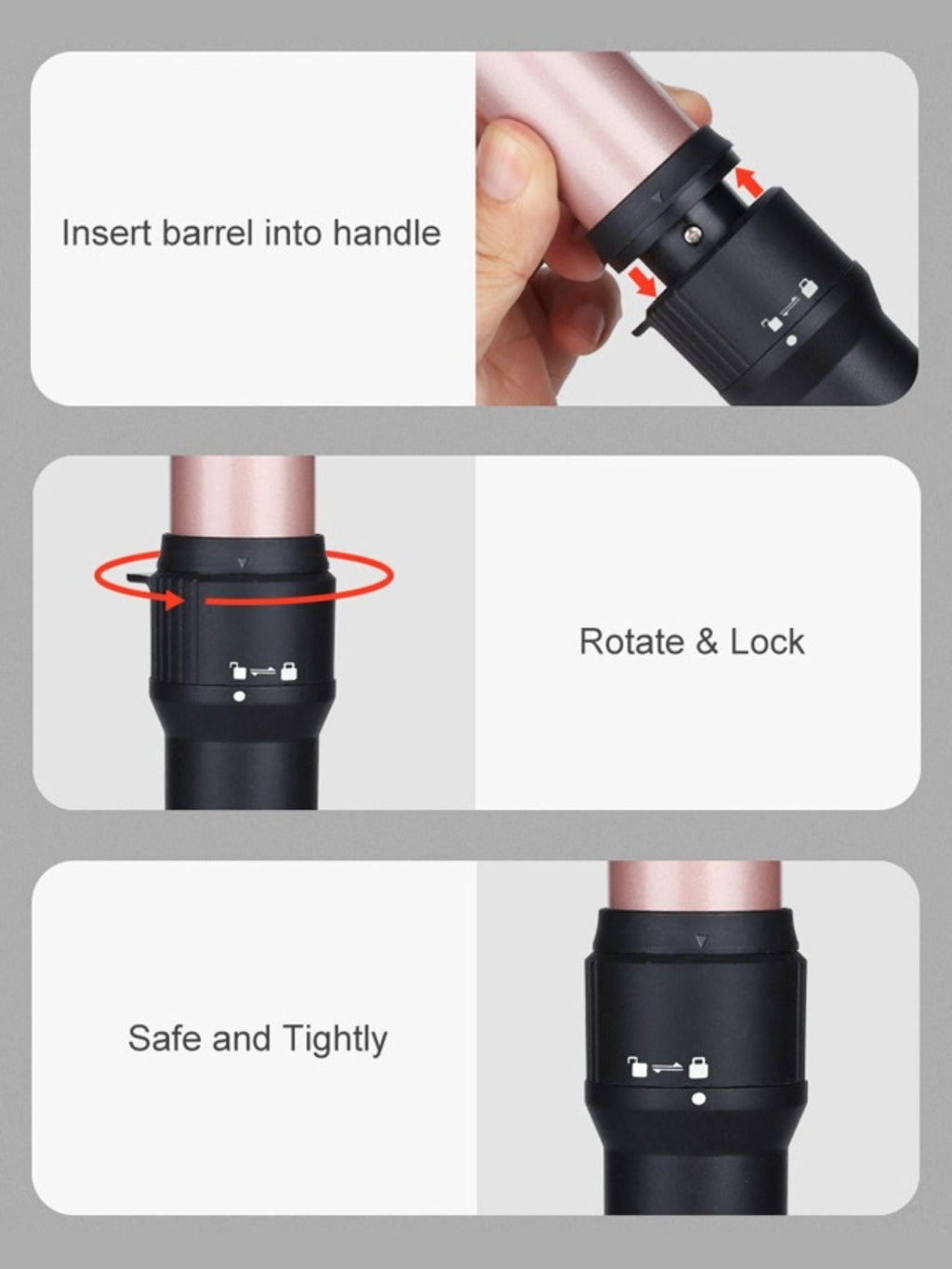 Interchangeable Curling Iron - TheMomCo.