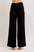 Judy Blue High-Waisted Wide Leg Jeans - TheMomCo.