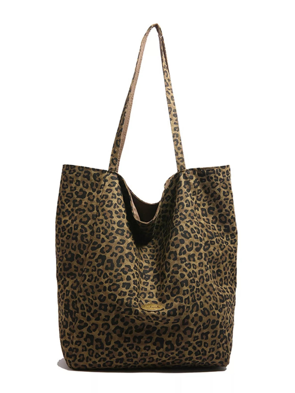 Leopard Print Casual Tote Bag - TheMomCo.