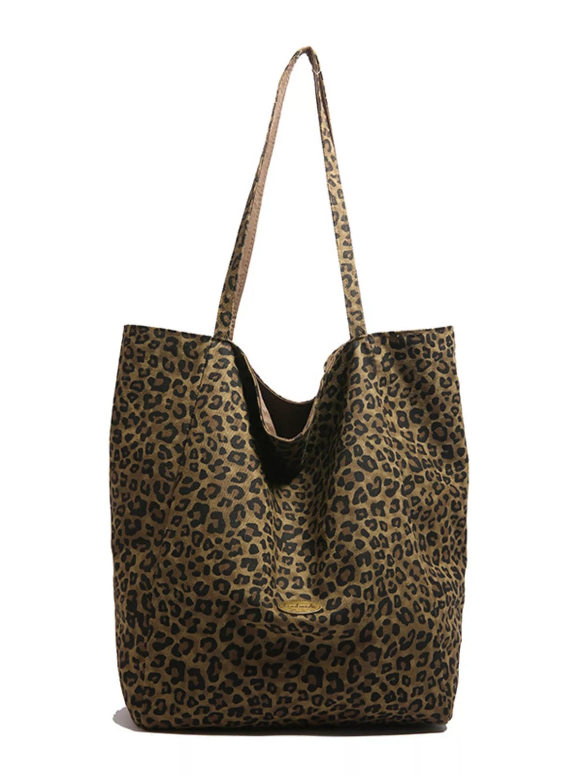 Leopard Print Casual Tote Bag - TheMomCo.
