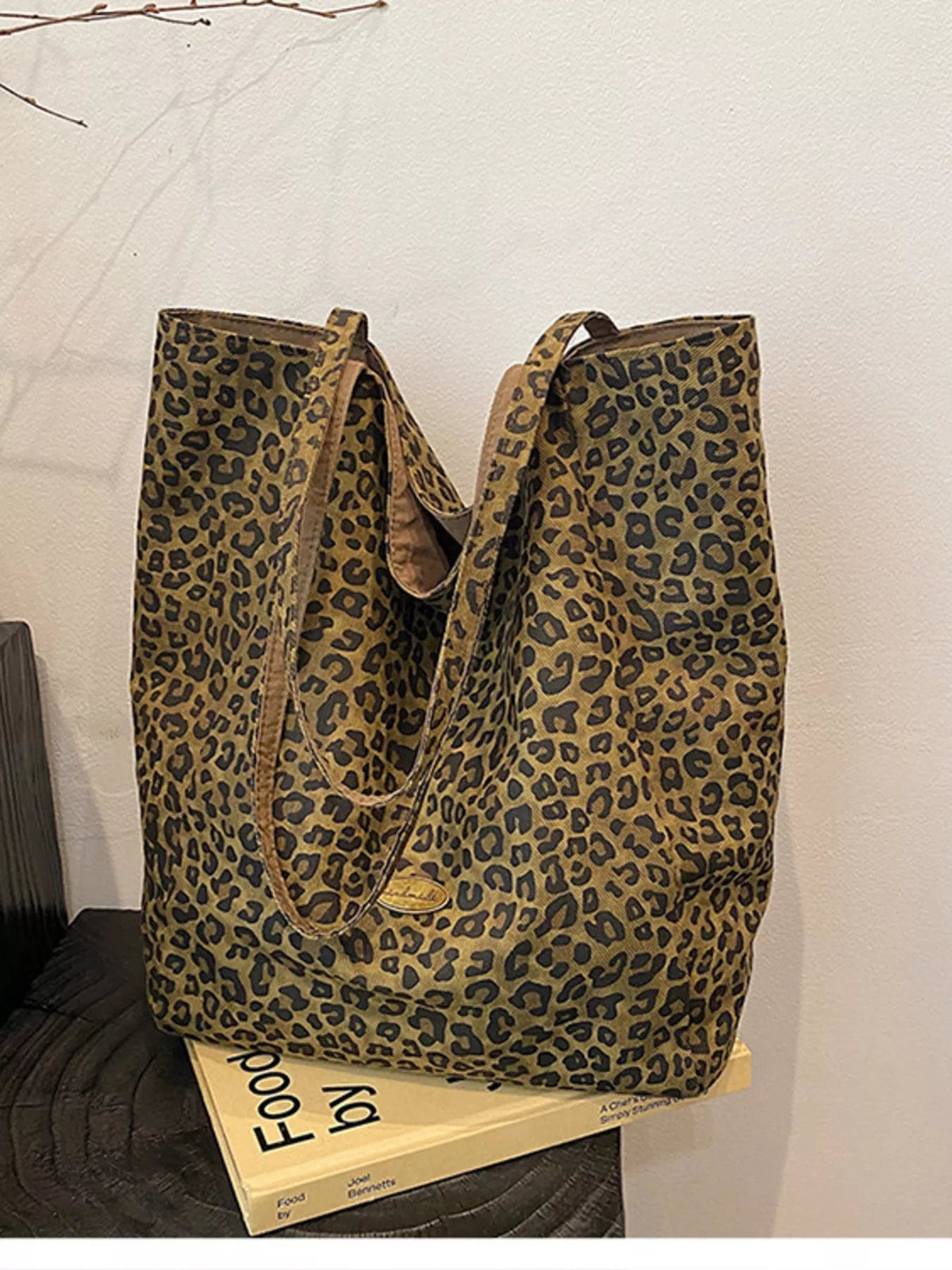 Leopard Print Casual Tote Bag - TheMomCo.