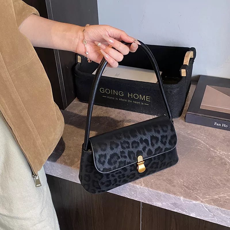 Leopard Print Shoulder Bag - TheMomCo.