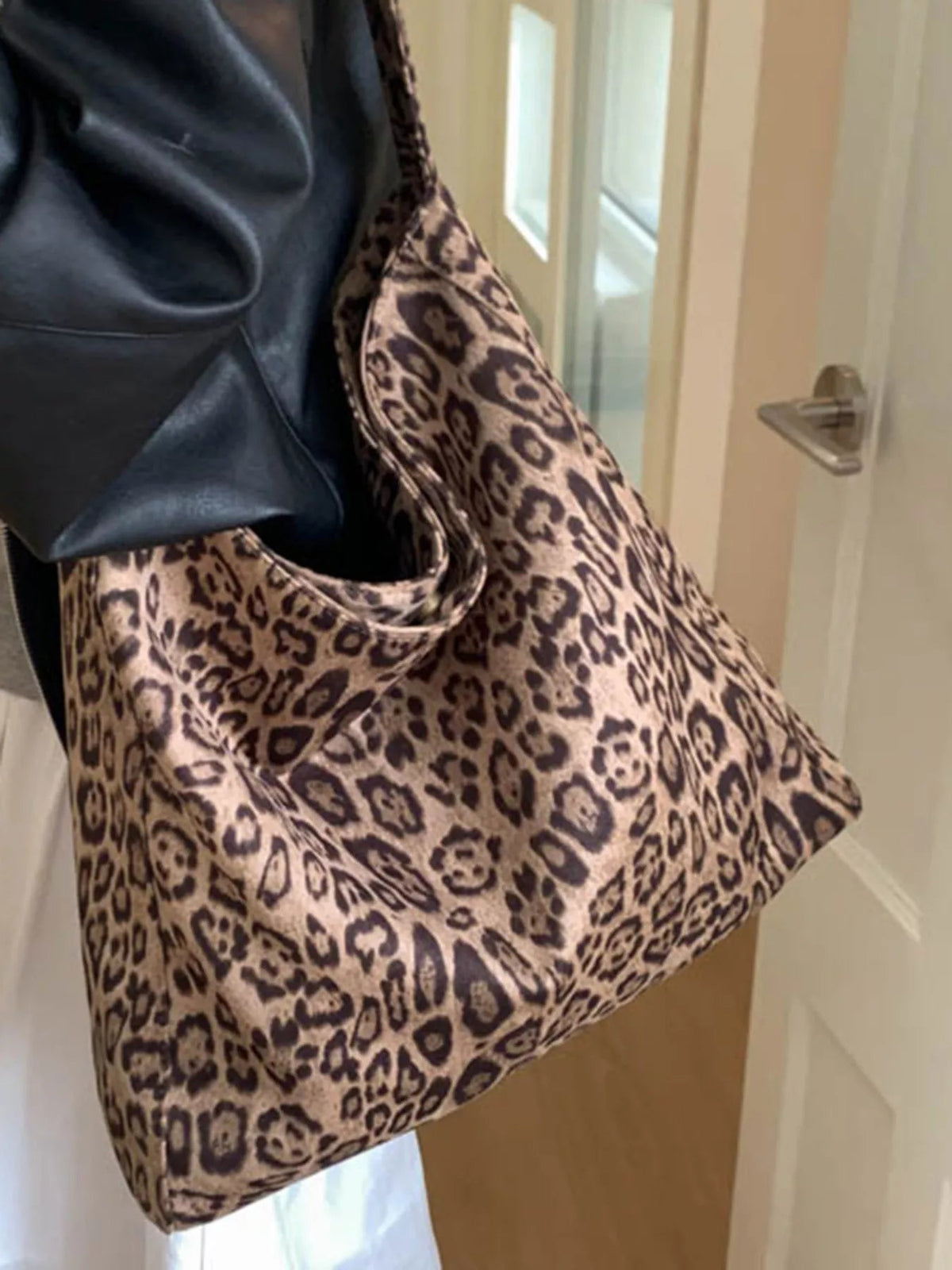 Leopard Print Tote Bag - TheMomCo.