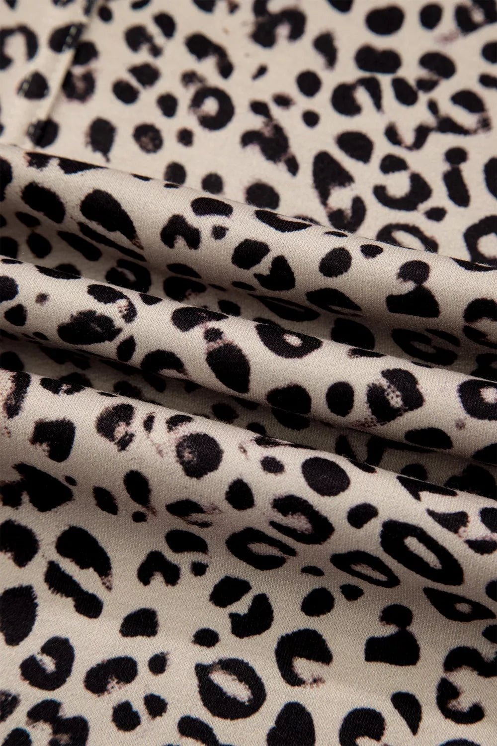 Leopard Print Wide-Leg Pants with Drawstring - TheMomCo.