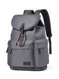 Multi Pockets Adjustable Strap Canvas Backpack Bag - TheMomCo.