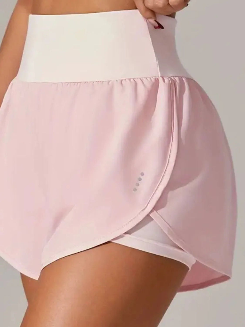 Pocketed High Waist Active Shorts - TheMomCo.