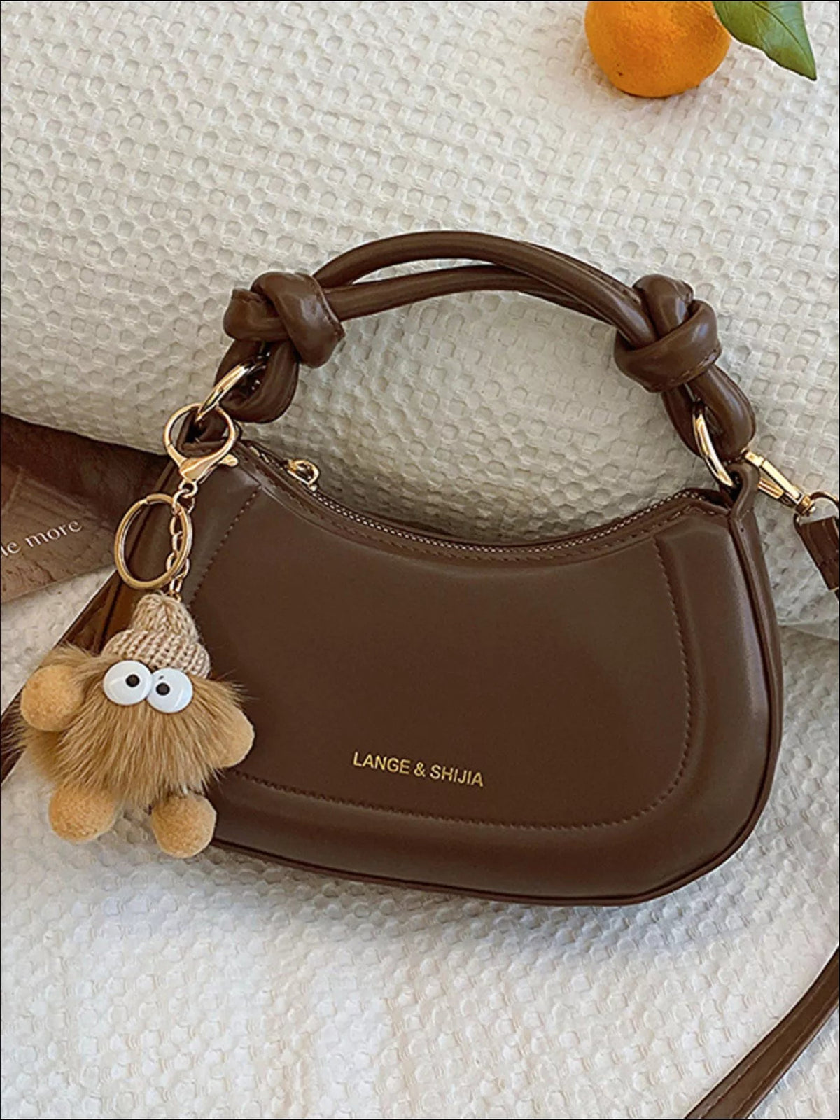 PU Leather Crossbody Bag - TheMomCo.