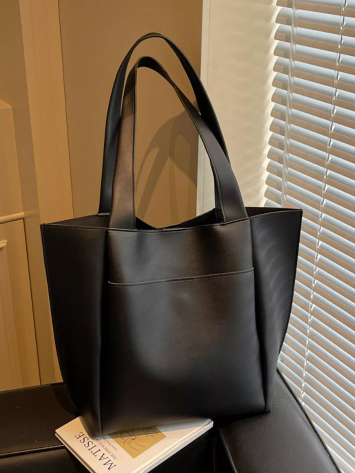PU Leather Shoulder Bag - TheMomCo.
