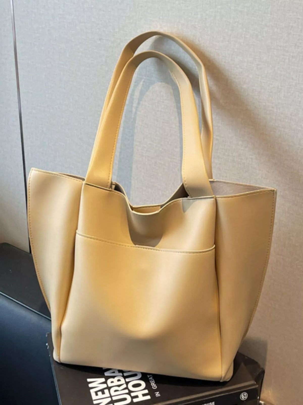 PU Leather Shoulder Bag - TheMomCo.