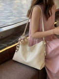 PU Leather Shoulder Bag - TheMomCo.