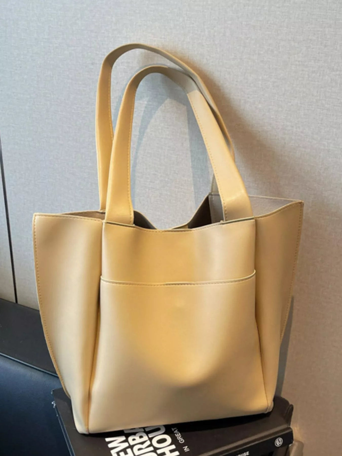 PU Leather Shoulder Bag - TheMomCo.
