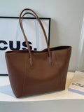 PU Leather Tote Bag - TheMomCo.