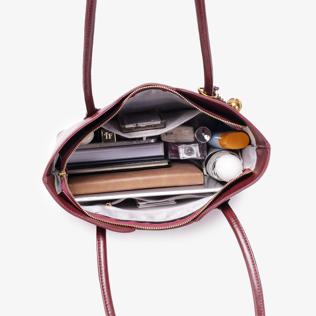 PU Leather Tote Bag - TheMomCo.