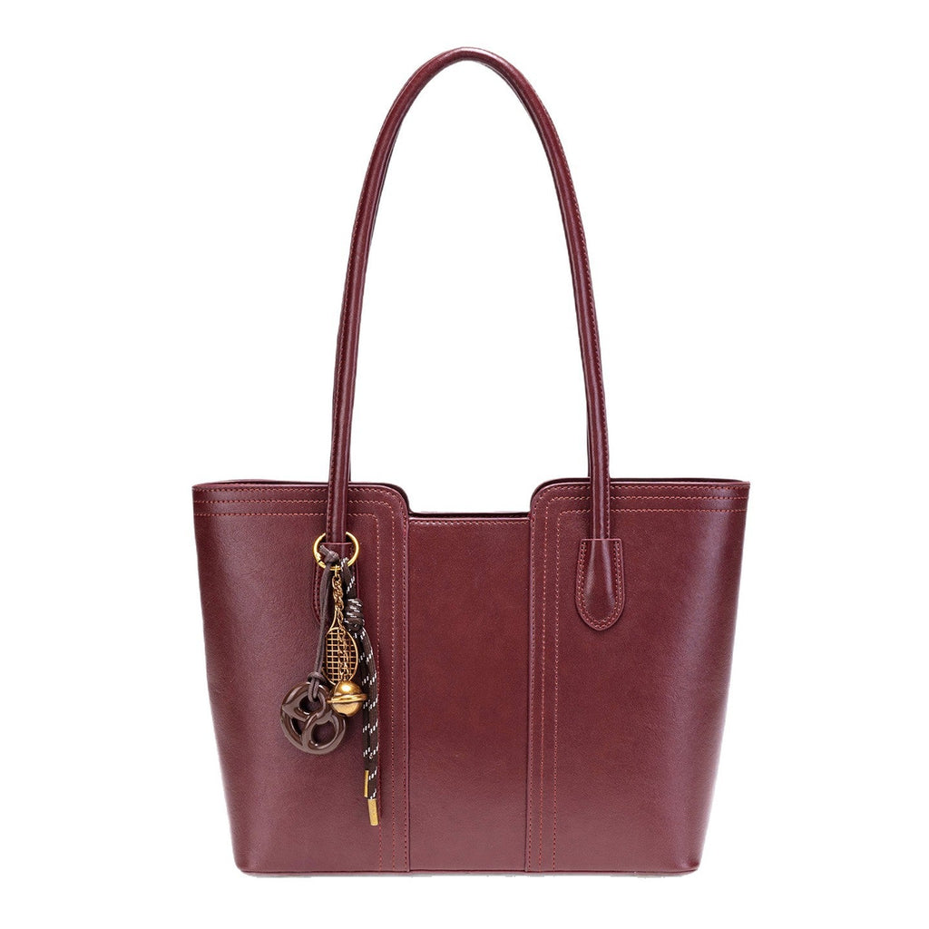 PU Leather Tote Bag - TheMomCo.
