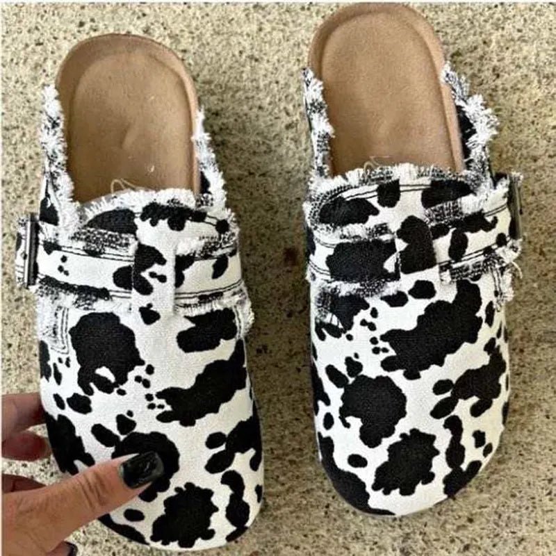 Round Toe Flats Loafers - TheMomCo.