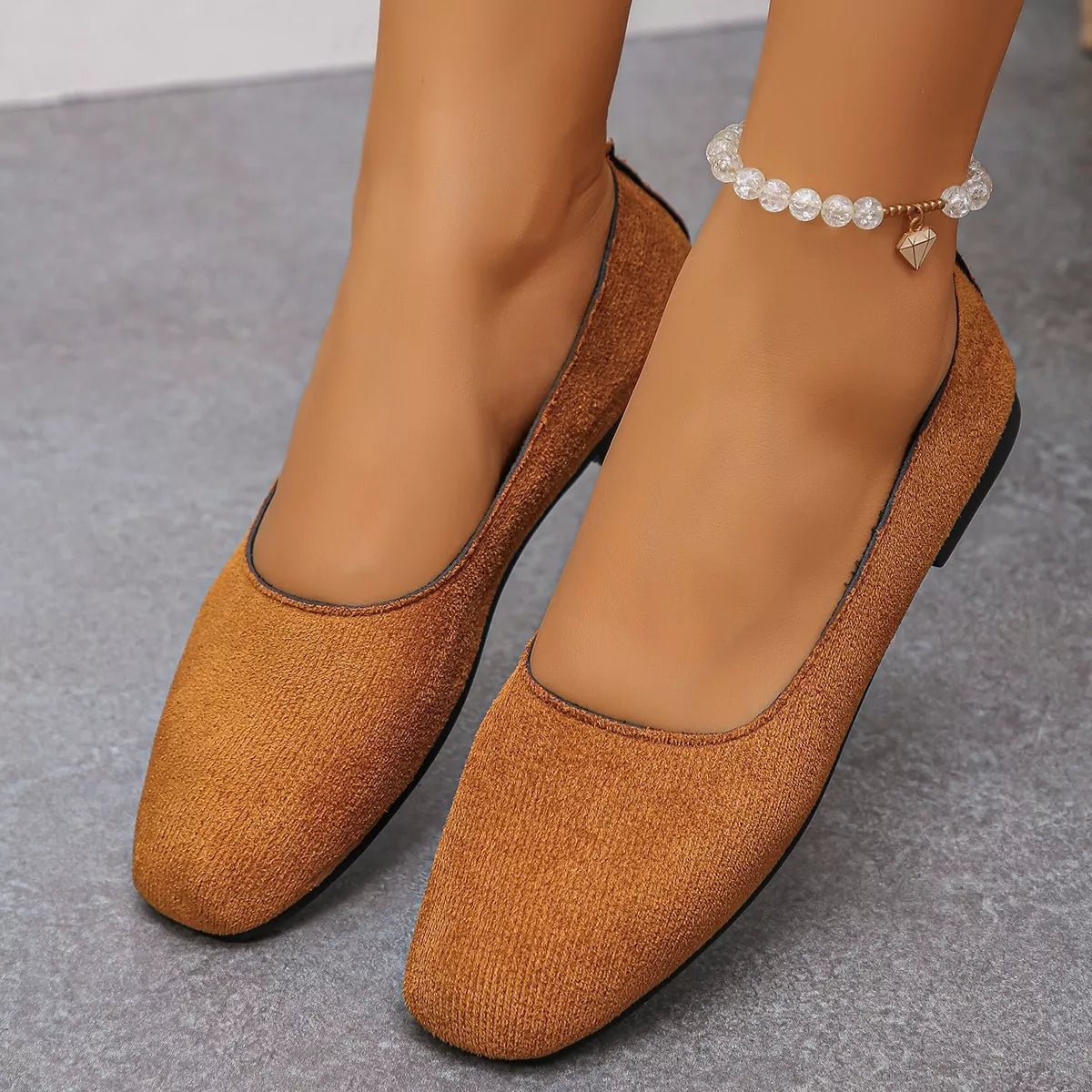 Round Toe Slip-Ons - TheMomCo.