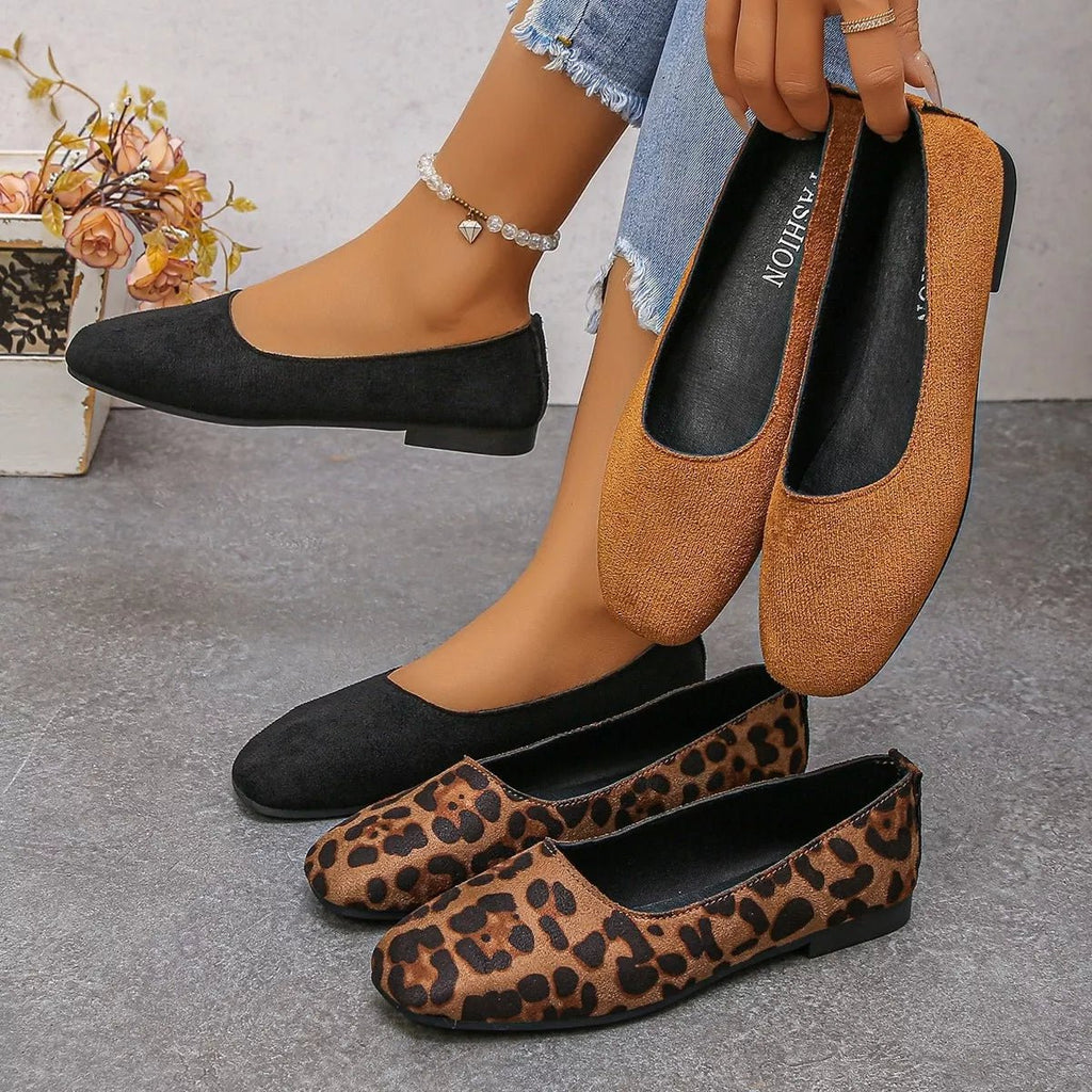 Round Toe Slip-Ons - TheMomCo.