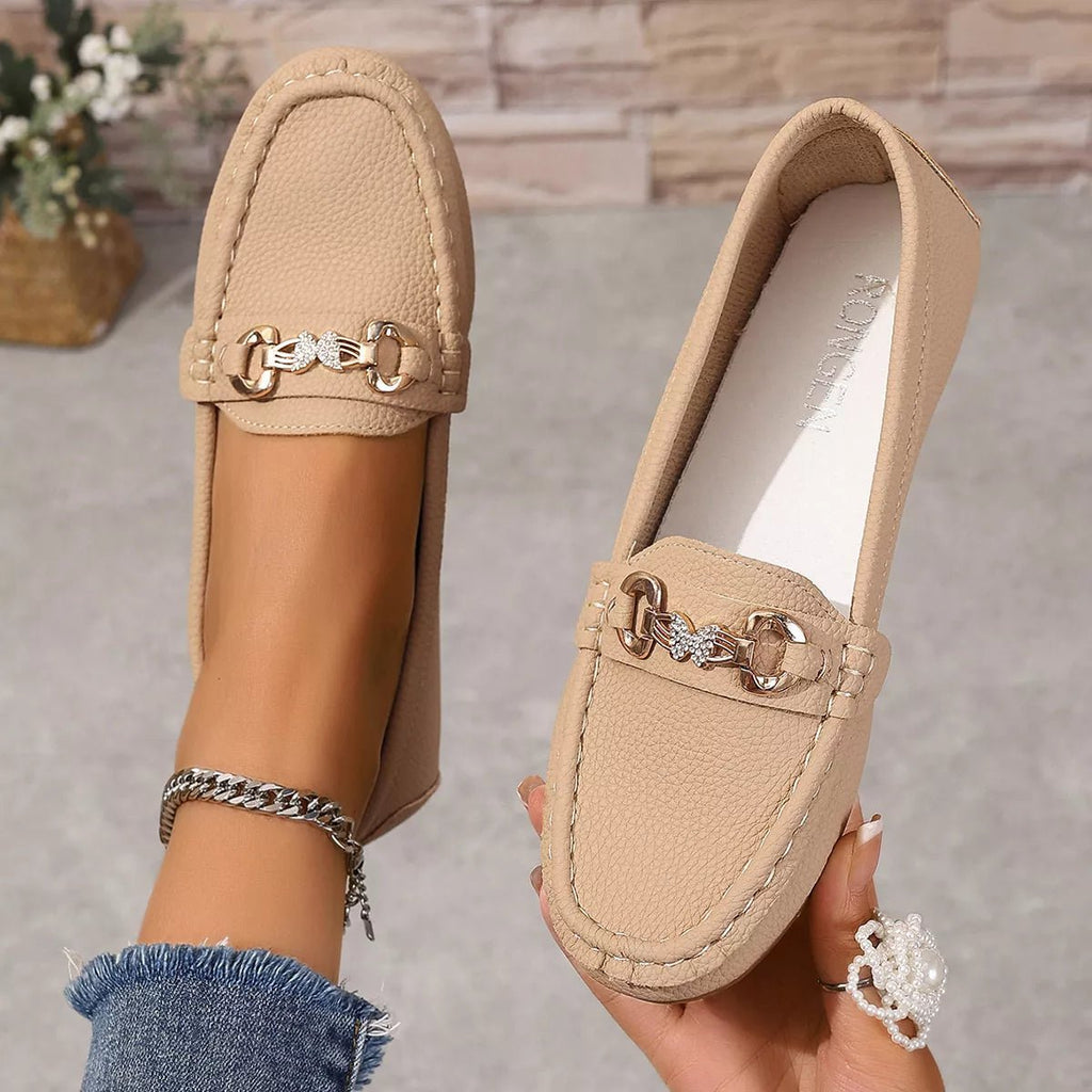 Round Toe Slip-Ons - TheMomCo.