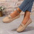 Round Toe Slip-Ons - TheMomCo.