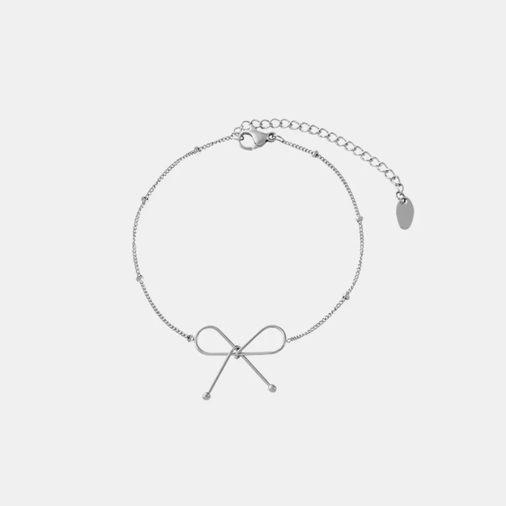Titanium Steel Bow Bracelet - TheMomCo.